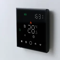 WiFi Thermostat 16A 5A Smart Touch Warm Floor Temperature Controller Electric Floor Heating Gas Boiler  Tuya APP Remote Control