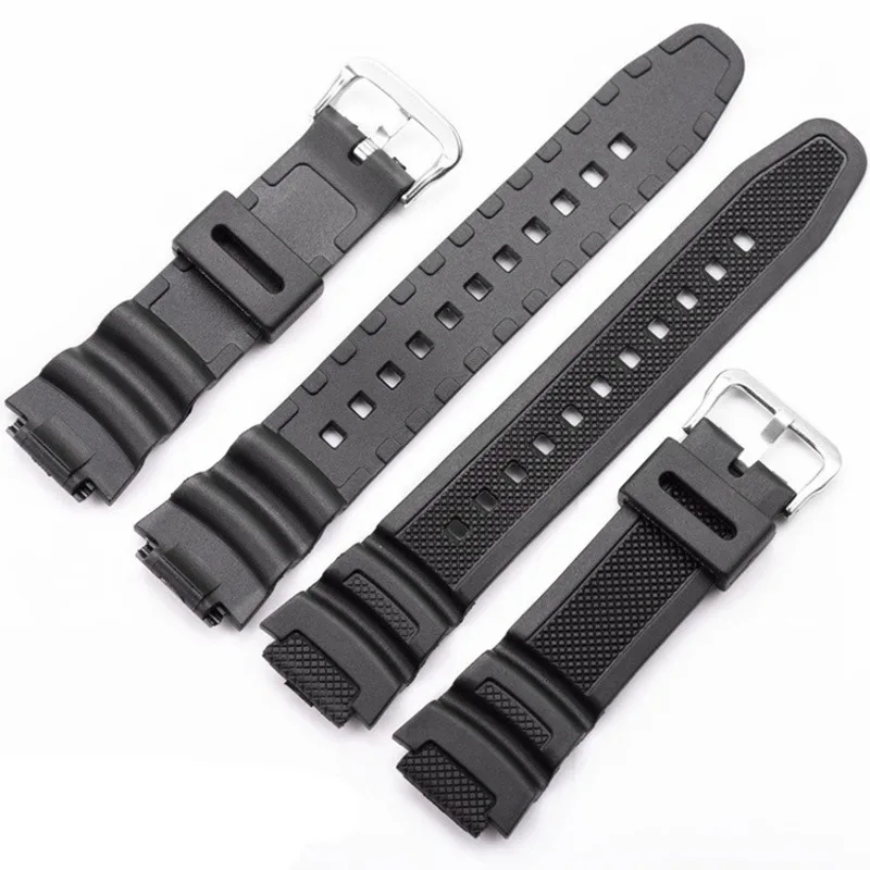 Watch Band For Casio G-shock SGW300H AE1000 W-800H W218H W-S210H AQS810W W800H Pin Buckle Strap Watch Black Wrist Bracelet