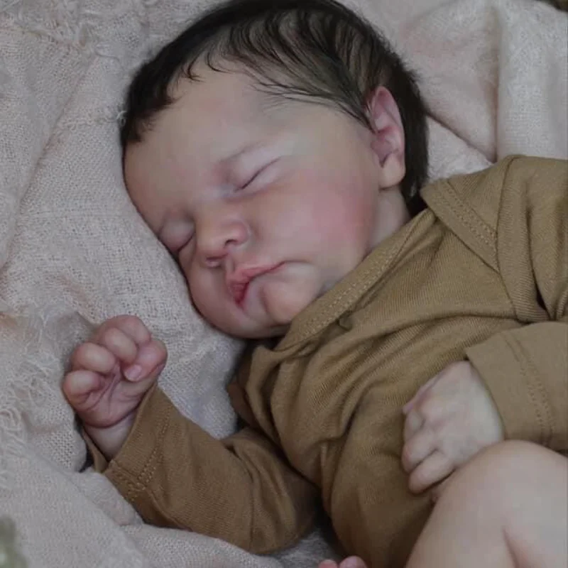 

19inch Bebe Reborn Levi Soft Body and Full Body Silicone High Quality Handmade Reborn Dolls Toys for Girl Drop Shipping
