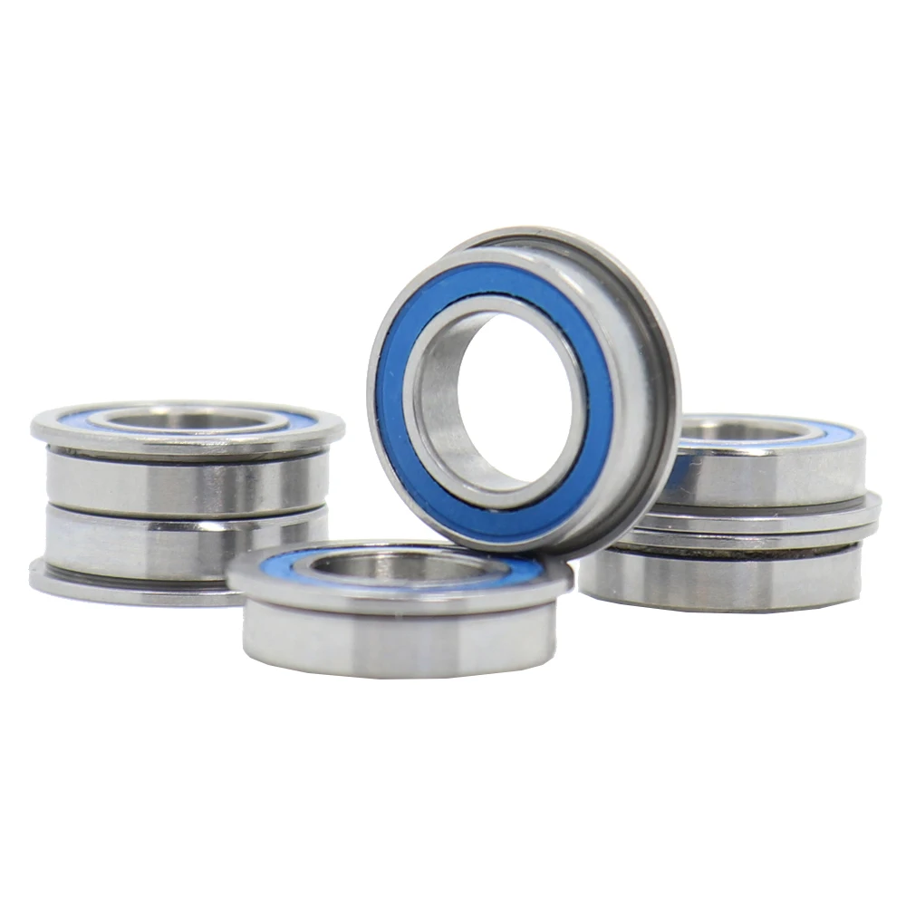 FUSHI MF148 2RS Bearings Blue Sealed 8x14x4 mm , ABEC-3 MF148RS Ball Bearing Parts For Hobby RC Car Truck , Pick of 6 Pcs