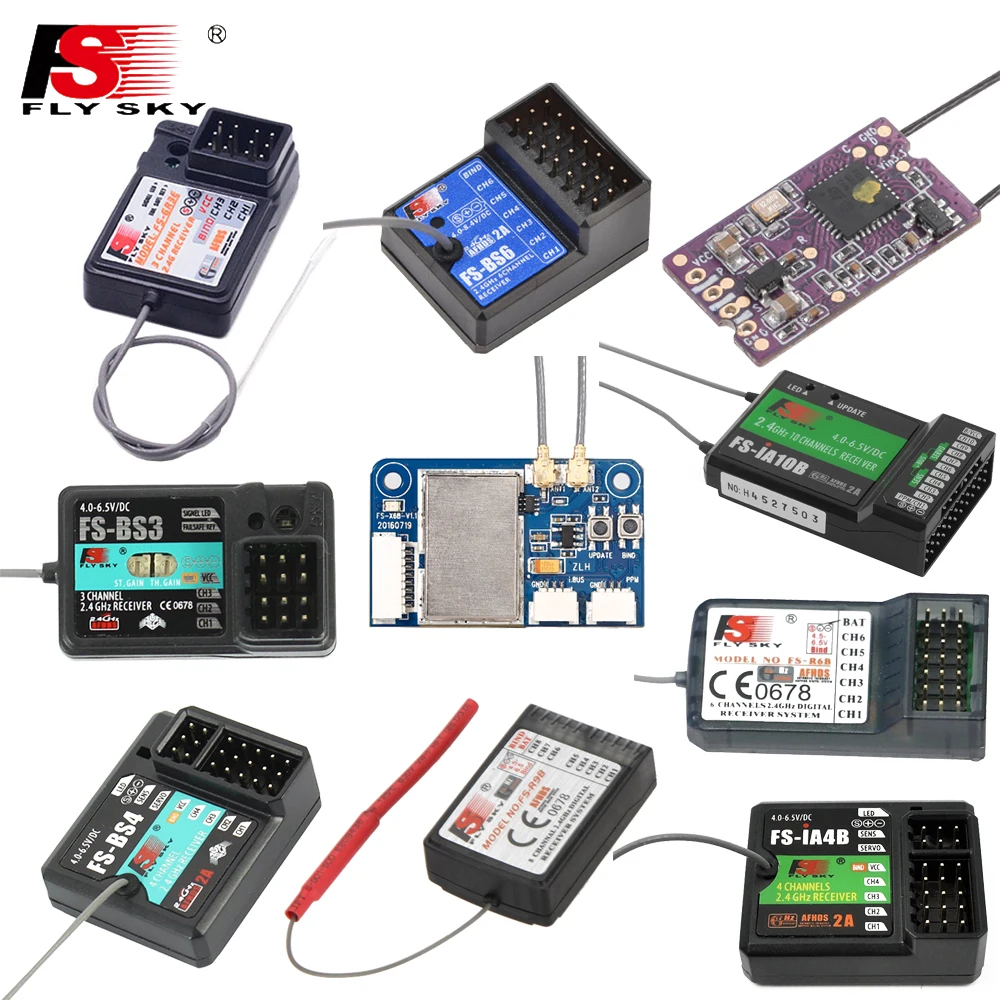 Flysky FS-GR3E FS-A3 FS-A6 FS-R6B FS-X6B FS-iA6 FS-iA6B FS-BS6 FS-A8S FS-R9B FS-iA10 FS-iA10B Rc Empfänger für Flysky Sender