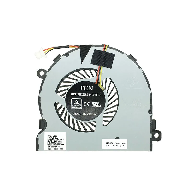 For Dell Achievement Vostro 15-3568 3578 3562 3580 14-3468 Cooling Fan