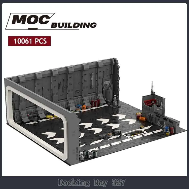 

Новый Star Plan UCS Moc, строительные блоки, док-станция 327, технологические кирпичи, сделай сам, сборка игрушек, коллекция моделей, подарки