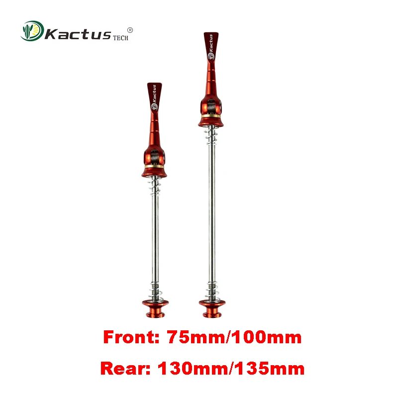 Ultra-light 48g/pair Titanium Ti Axis Skewers QR MTB Road Bike Bicycle Quick Release Front 100 Rear 130/135mm Wheel Hub Skewers