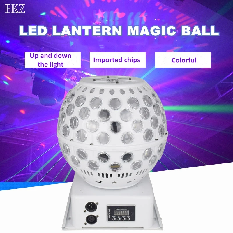 

LED Party Lights Crystal Magic Ball RG Laser Projector Sound Control DMX Rotating Light For Disco Party DJ Bar Christmas KTV