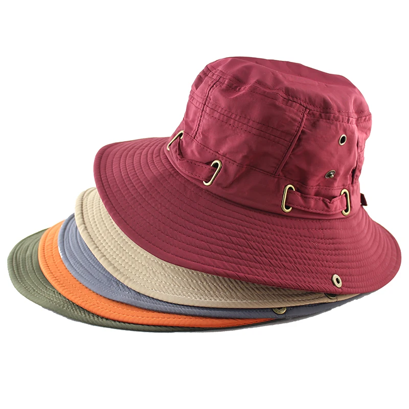 CAMOLAND UPF 50+ Summer Sun Hat For Women Men Outdoor UV Protection Fishing Hiking Caps Male Casual Bucket Beach Cap