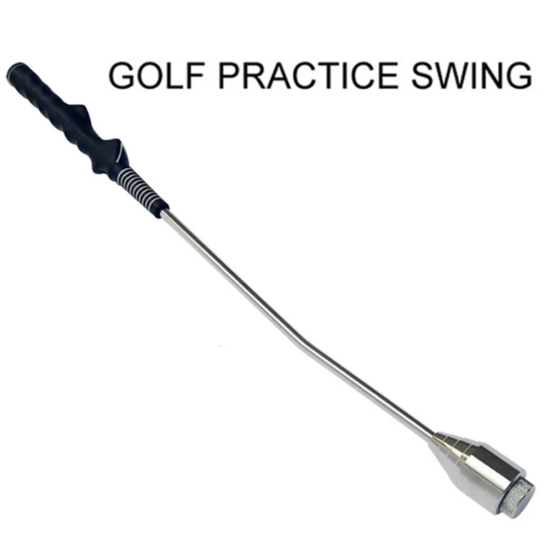 Golf Training Aids Stainless Steel Swinging Sticks Indoor Outdoor Beginners Auxiliary Exercise Swing Stick Golf Accessories