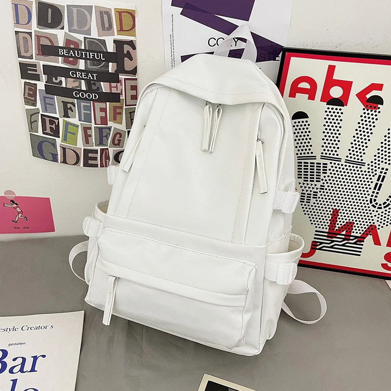 2022 Backpack PU Leather Fashion Casual Travel Bags High Quality Female Shoulder Bag Large Capacity School Backpacks for Girls