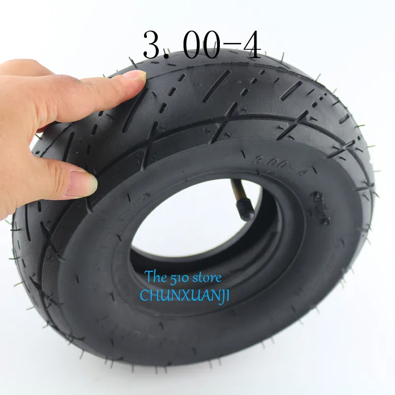 High Quality Tyre 3.00-4 Inner Tube Out Tire for Knobby Scooter Go Kart Electric Scooter Highway Tire 300-4 Tyre