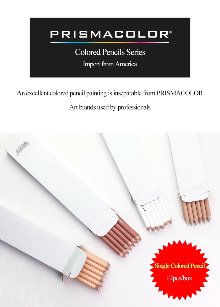 PRISMACOLOR Art Professionelle ölige Buntstifte, einfarbig, Lapis de cor, Zeichnung, Buntstiftzubehör, PC927/938/1092/1093 – Detail 5