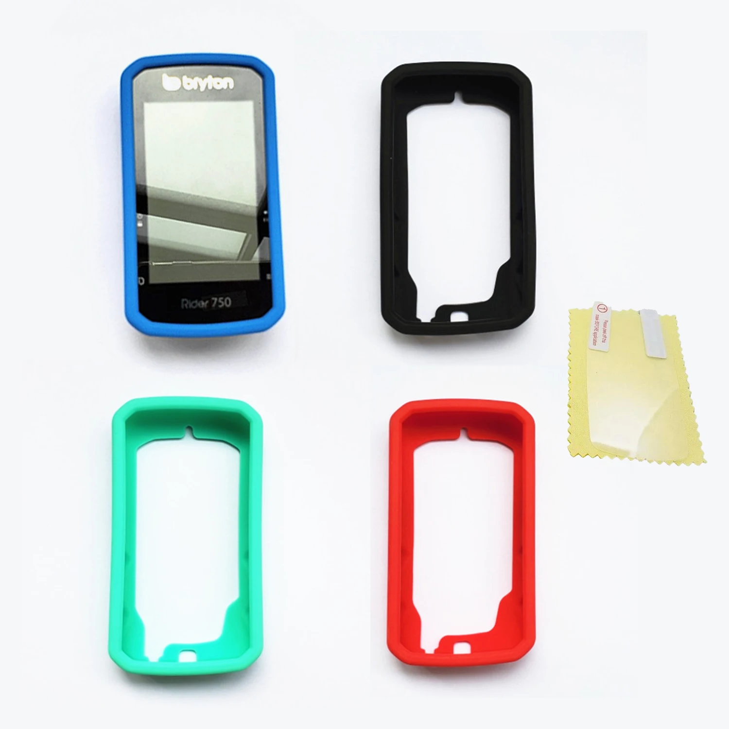 Silicone Soft Protective Case Screen Protector Film Cover For Bryton Rider 750 R750 Cycling Bicycle Bike Computer Skin Accessory