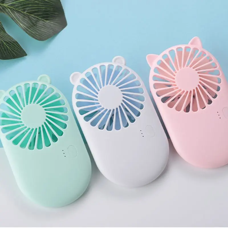 Rechargeable USB Mini Portable Pocket Fan Cool Air Hand Held Travel Cooling DC Mini Air Cooler Mini Fans USB Charging Outdoors