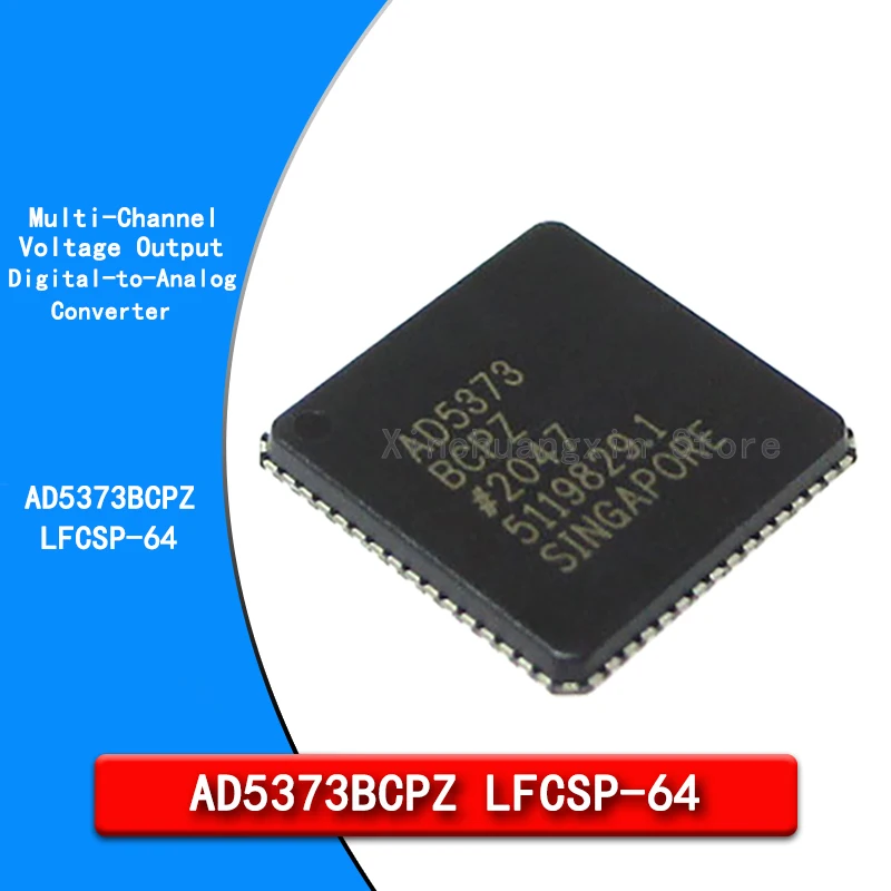 

AD5373 AD5373BCPZ LFCSP-64 32-канальный 14-Разрядный последовательный вход многоканальный выход напряжения цифро-аналоговый преобразователь чип