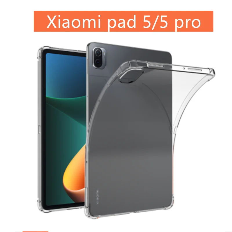 Shockproof Clear Case for Xiaomi MiPad 5 Pro / Pad 5 Soft Silicone Case for Xiaomi mi pad 4 plus pad 4 8