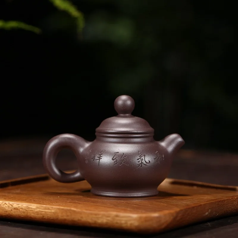 Yixing are recommended for liu pure manual undressed ore squirrel purple clay pot of kung fu tea set sketch 110 cc