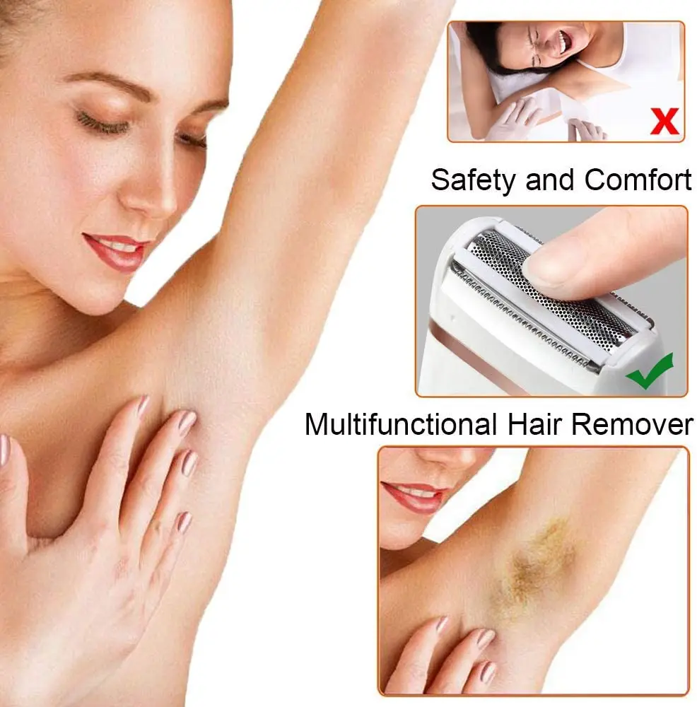 MARSKE USB Rechargeable Electric Shaver Woman Shaving Lady Epilator Body Hair Removal Trimmer Depilation Machine Depilator