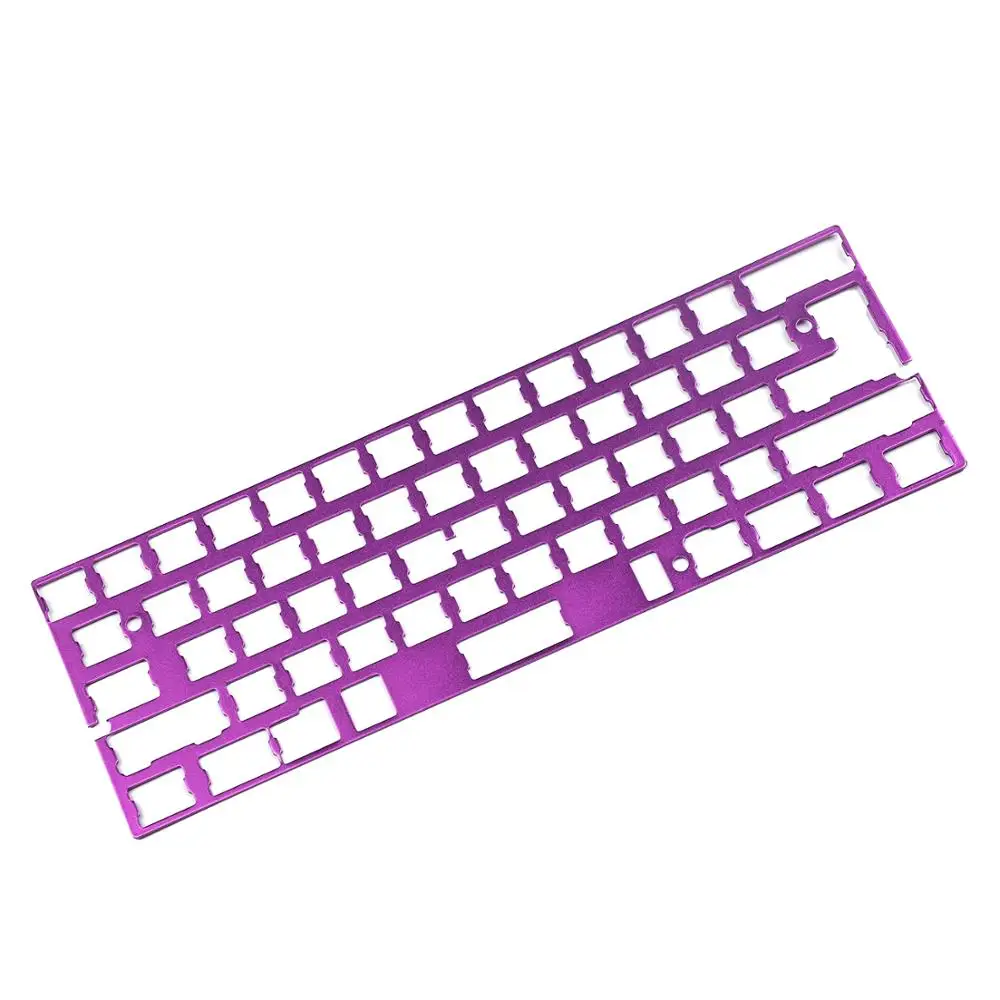 Uniwersalna anodowana aluminiowa płyta pozycjonująca obsługa płyty ISO ANSI dla GH60 PCB 60% klawiatura DIY — zdjęcie produktu 6