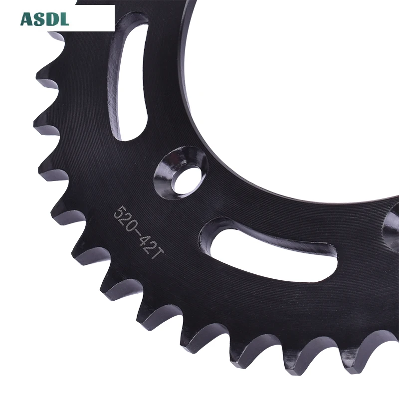 520 42T Motorcycle Rear Chain Sprocket For Suzuki DR 250 350 RM125 N,P,R,S,T 1992-1996 RM250 RM-Z450 2013 2014