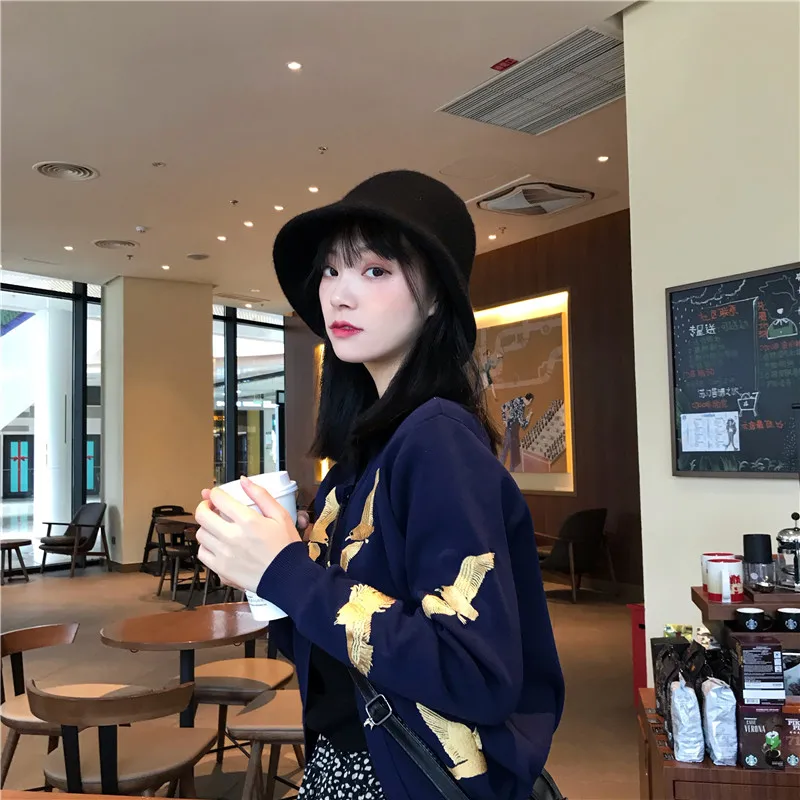 Autumn Winter Wool Bucket Hat Women Fashion Vintage Fisherman Hats Versatile Cap Spring Felt Hat 6 Colors Foldable free shipping