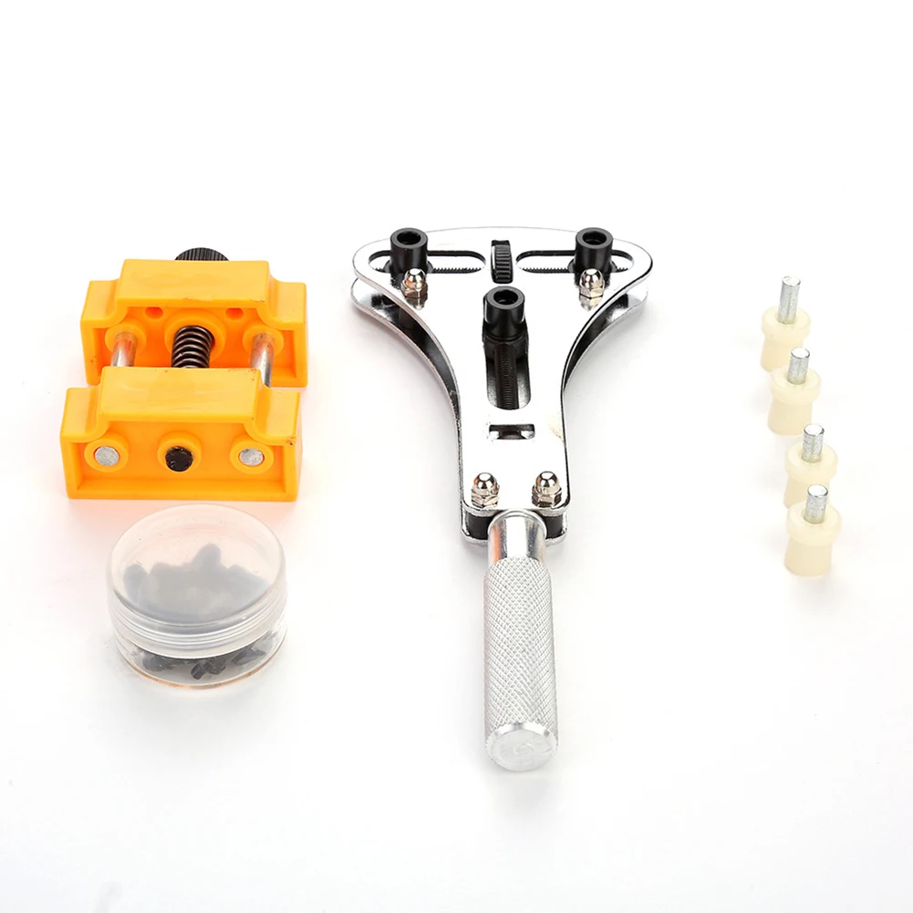 Sets Watch Repair Tools Kit Back Opener Wrench Key Watch Case Movement Holder Watch Repair Tool Change Battery Watchmaker Kits