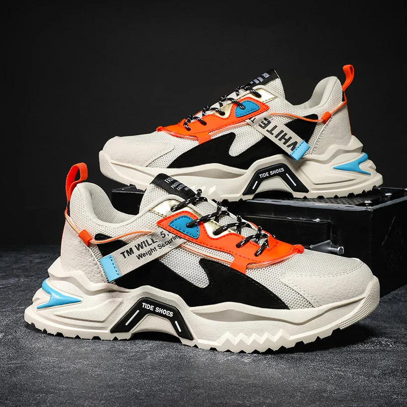 New Man Shoes Male Sneakers Mesh Casual Breathable Running Shoes Fitness Athletic Sport Jogging Walking Travel Shoes