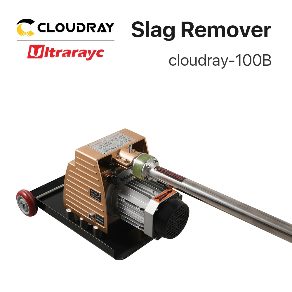 Ultrarayc Slag Remover For Laser Cutting Machine Cloudray 100B Remove Tough Slag Dustproof 380V 1000W rpm2880