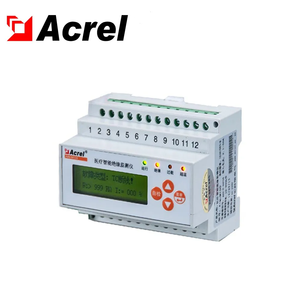 Acrel AIM-M200 Din rail installation medical insulation monitoring instrument