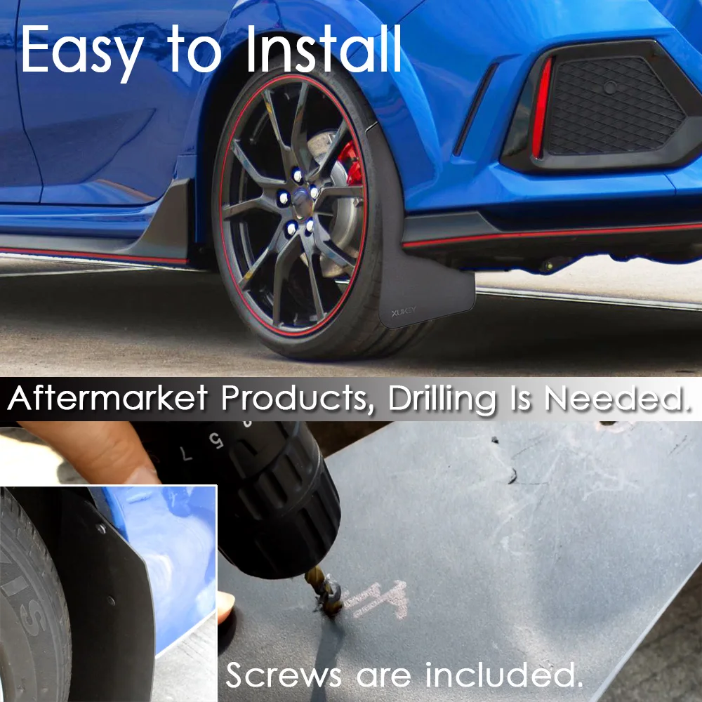 Rally Mud Flaps Mudflaps Splash Guard Mudguards For Honda Jazz HRV Pilot Vezel Element Elysion Odyssey Insight Jade Legend Acura