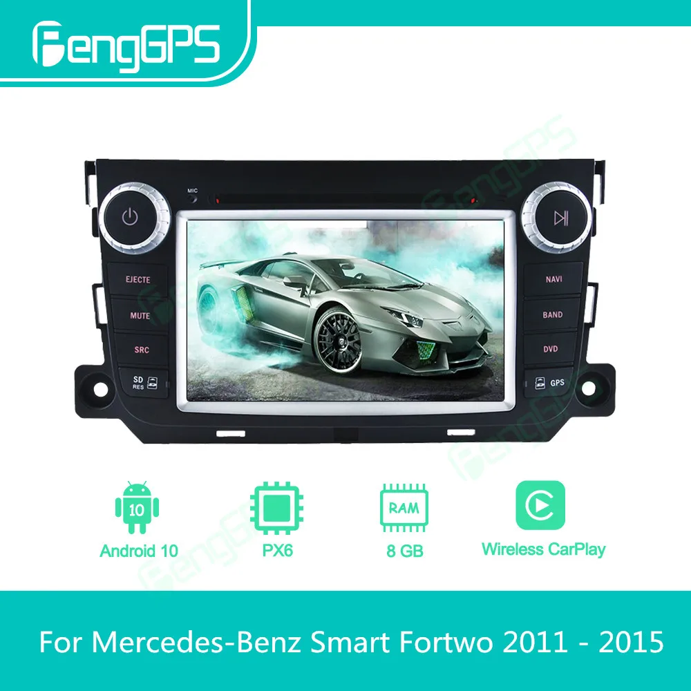 Car Multimedia Player Android Car Radio For Mercedes-Benz Smart Fortwo 2011 - 2015 Autoradio Stereo GPS Navi Screen DVD Unit