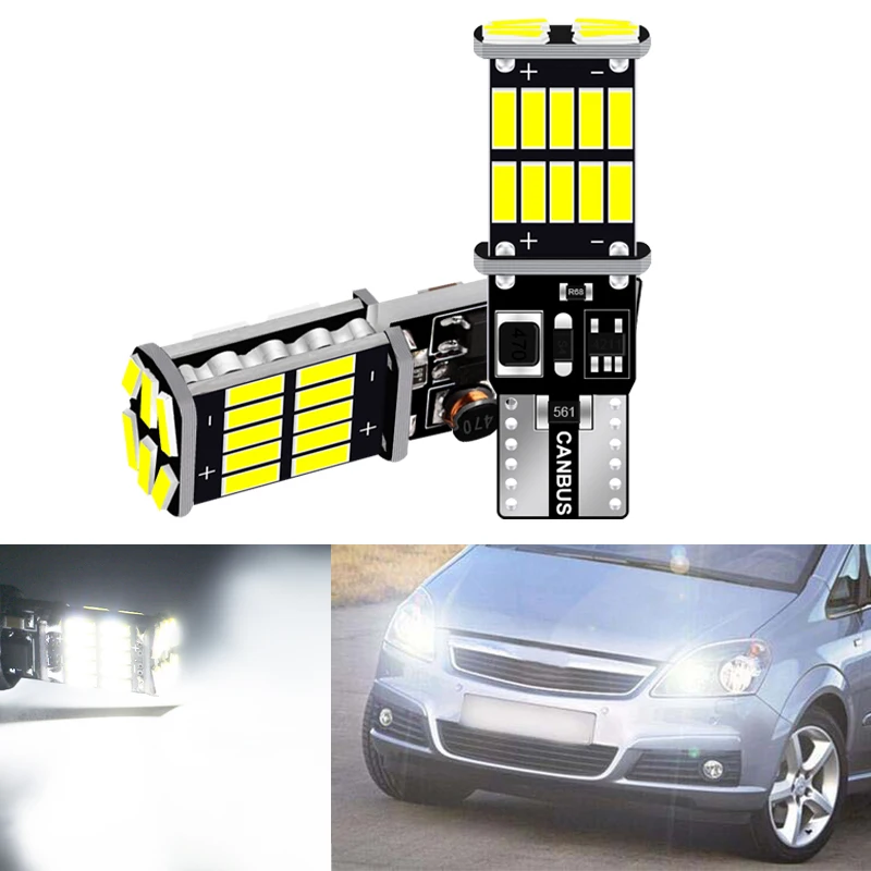 BOAOSI 2x T10 4014SMD LED Error Free Eyebrow Eyelid Light Bulb For Opel Astra h j g Corsa Zafira Insignia Vectra b c d