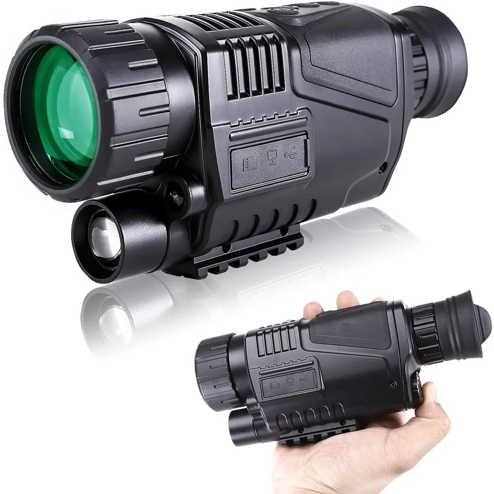 5X40 12MP Digital Monocular Infrared Hunting Night Vision Google 200M range Wildlife Night Vision Camera