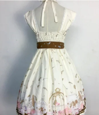 Robe lolita gothique op/jsk pour filles, tenue princesse loli cos japonaise douce, imprimé mignon, rétro en dentelle avec nœud papillon, victorien