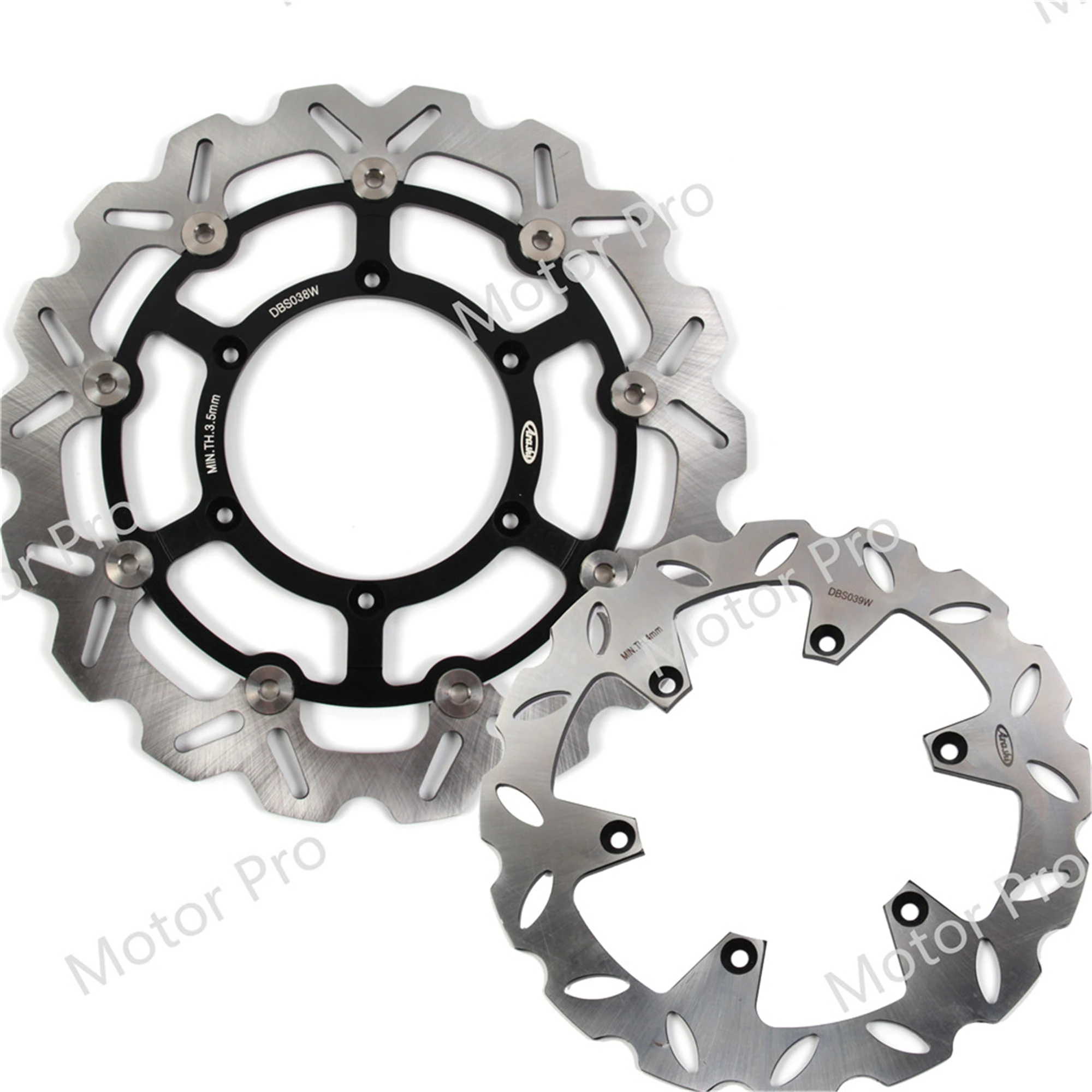 2PCS Front Rear Bra… - image