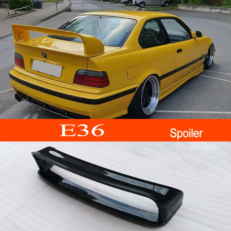 E36 ABS Car-styling Sporty Rear Trunk Boot Wing Spoiler for BMW 3 Series E36 2-Door 4-Door 1990-2000