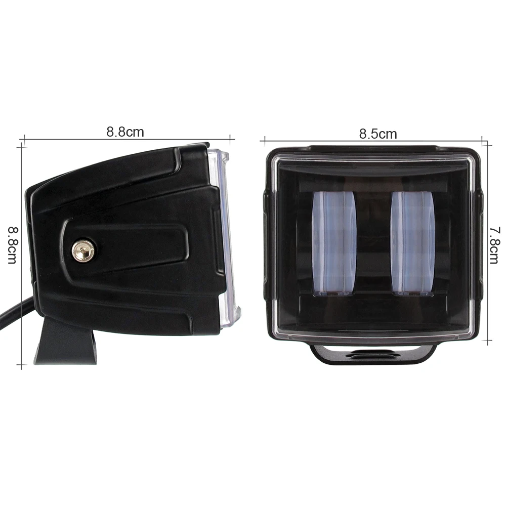 6D Lens Motocycle Headlight For Car 12V 24V 4x4 Offroad 4WD SUV ATV UAZ Scooters Flood Beam Fog Lamp Led Work Driving Bar Light