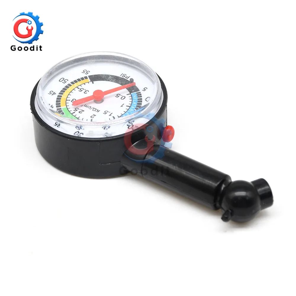 Car Tyre Tire Pressure Gauge For Car Auto Motorcycle Truck Bike Dial Meter Vehicle Tester Pressure Tyre Measurement Tool Meter