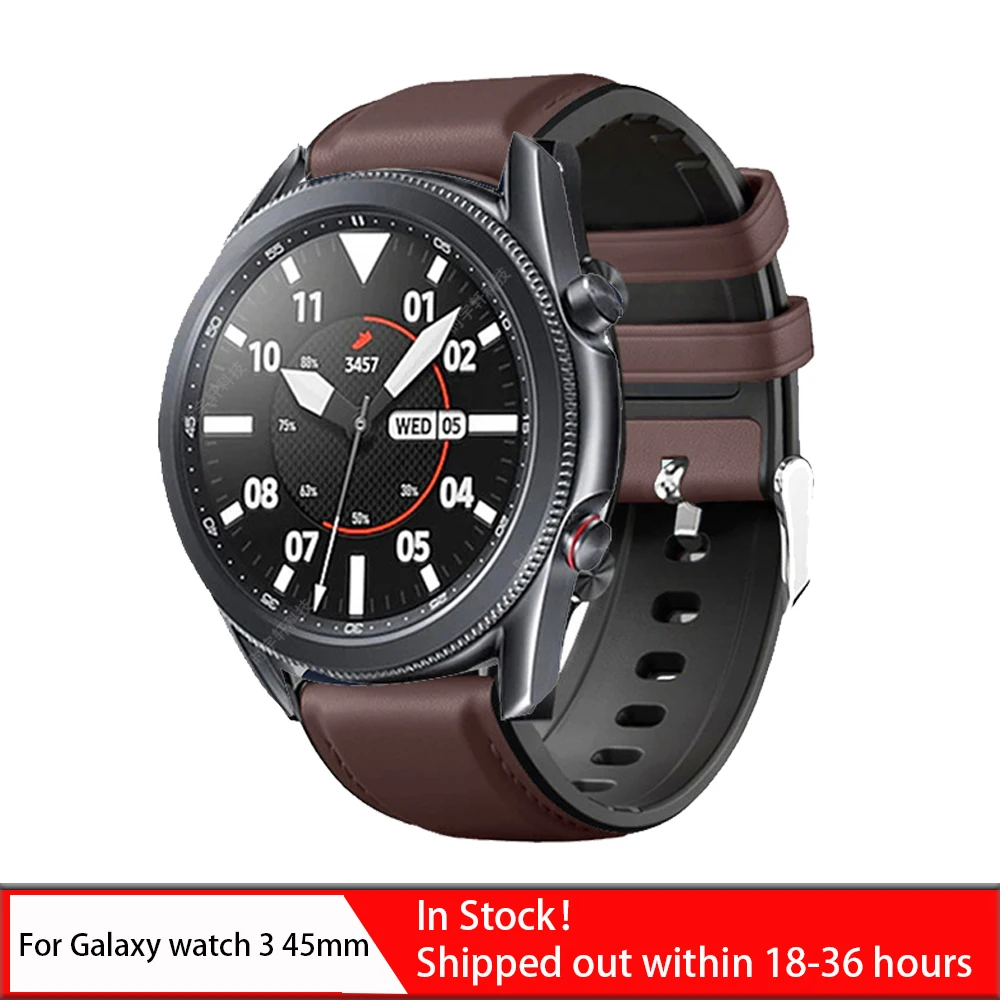 

Ремешок силиконовый для Samsung galaxy watch 3 45 мм, спортивный браслет для наручных часов galaxy Watch 46 мм Gear S3