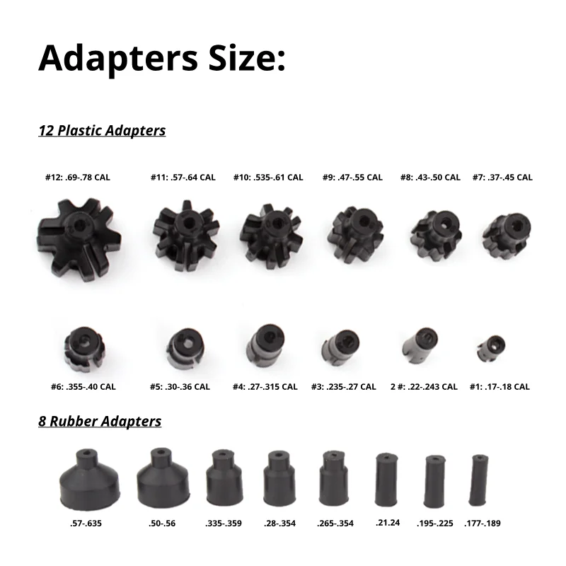 Laser Boresighter for Rifle .177 to.78 12GA Caliber Scope Laser Pointer Collimator Bore Sighter