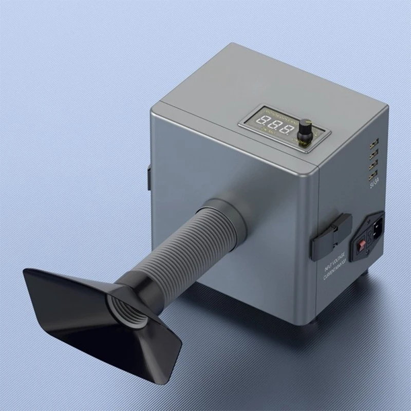 WL-803 Desktop Smoke Exhaust Apparatus Industrial Fume Purifier Mobile Soldering Fume Dust Exhauster 110-220V 50W
