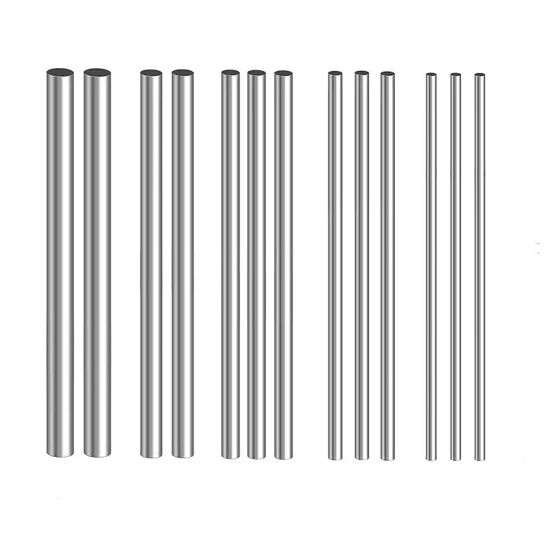 1/5 Stück Edelstahl Massiv Rundstab Drehmaschine Bar Lager Sortiert für DIY Handwerk Werkzeug Durchmesser 2mm 2,5mm 3mm 4mm 5mm 6mm 8mm 10mm14mm