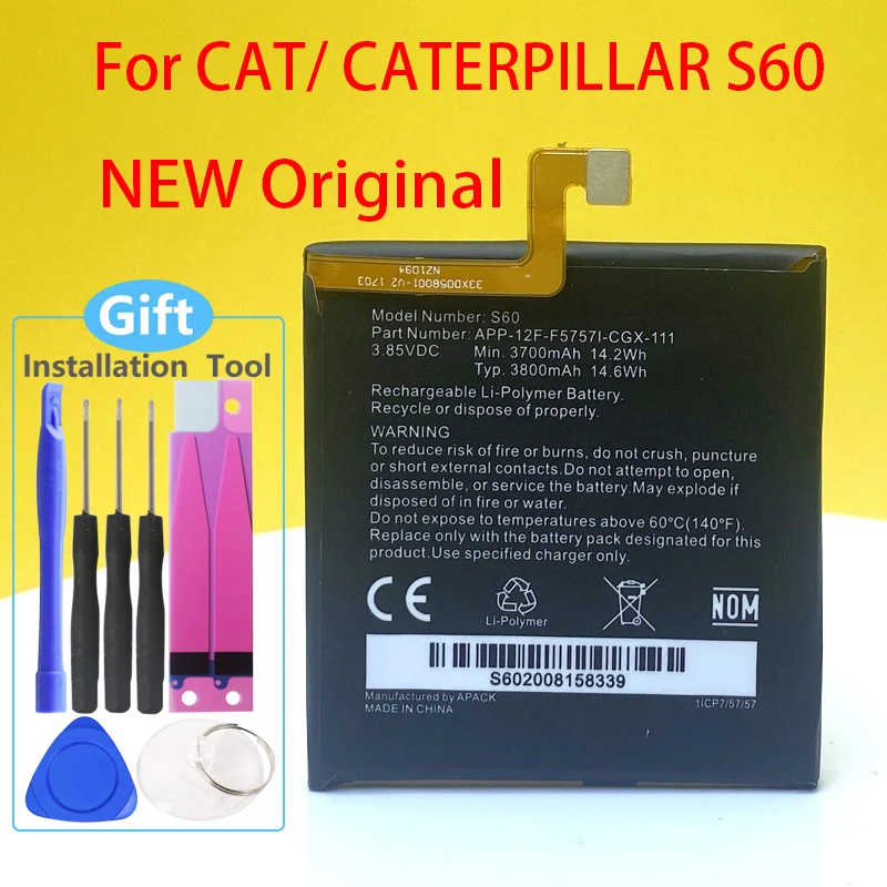 100% Original Fast delivery 3000mAh Battery For CAT S60 Phone High Quality Battery