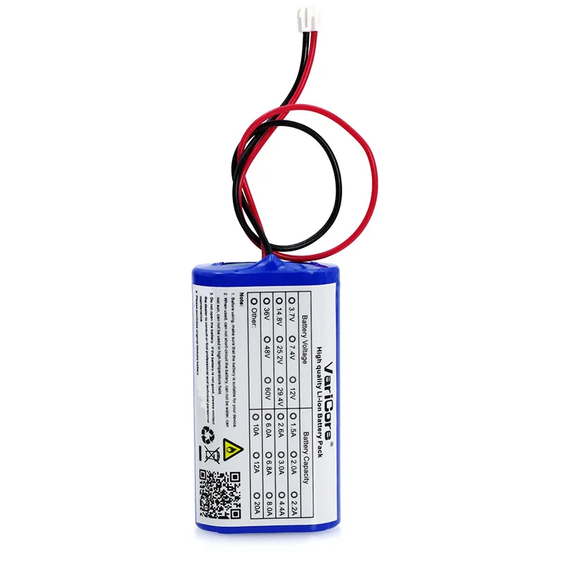 VariCore 7,2 فولت/7,4 فولت/8,4 فولت 18650 بطارية ليثيوم 2200 مللي أمبير akku megaphon lautsprecher schutz bord 2.2A بطارية حزمة