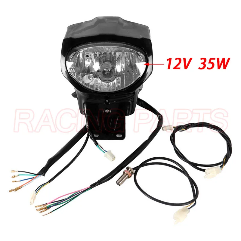 

Modified 400cc EEC dirt pit bike enduro speedometer sensor buggy odometer buggy 125cc 200cc 250cc atv quad headlight 35W