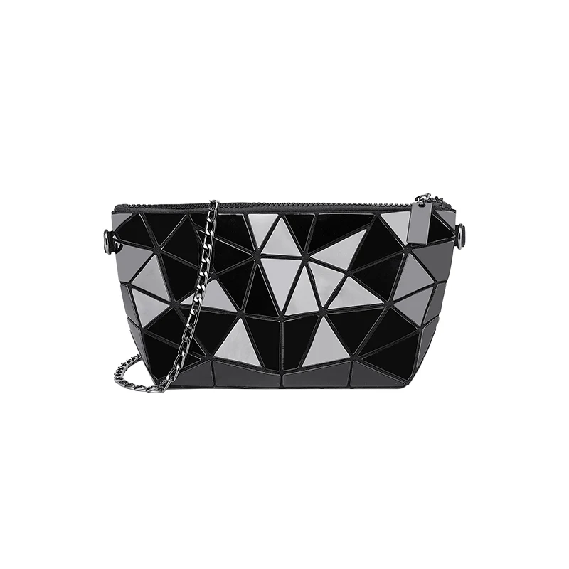 2023 New Purses And Handbags Fashion Female Mini Bags Crossbody Bags For Women Luminous Geometry Shoulder Bag Chain Clutch