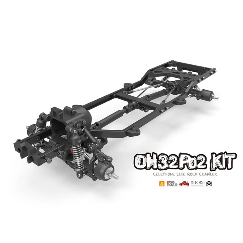 Orlandoo Hunter New RC Model Car P02 KIT 1:32 Mini Remote Control Climbing Car Tundra SUV Pickup Truck DIY Parts Not Painted