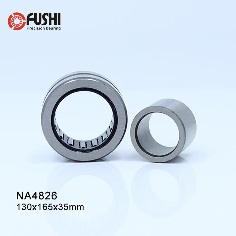 NA4826 Bearing 130*165*35 mm ( 1 PC ) Solid Collar Needle Roller Bearings With Inner Ring 4524826 4544826/A Bearing