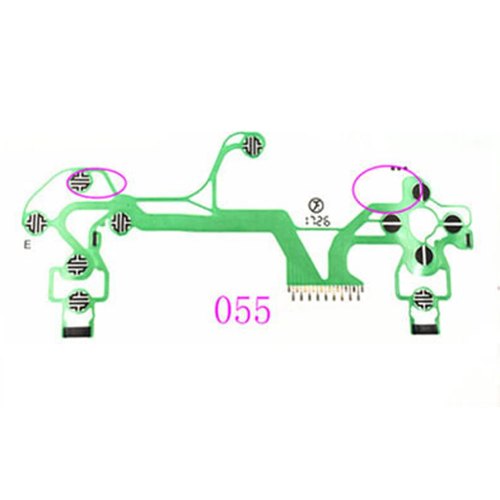 Circuit Board PCB Ribbon for  PS4 Wireless Controller Conductive Film Keypad flex Cable