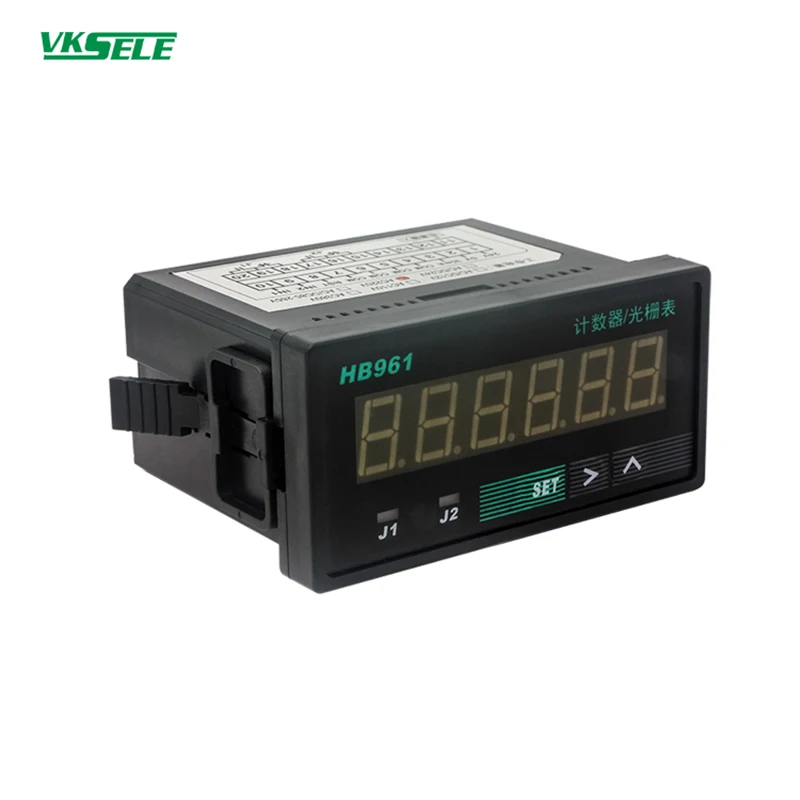 HB961 6 digit led counter grating encoder display pulse counter meter