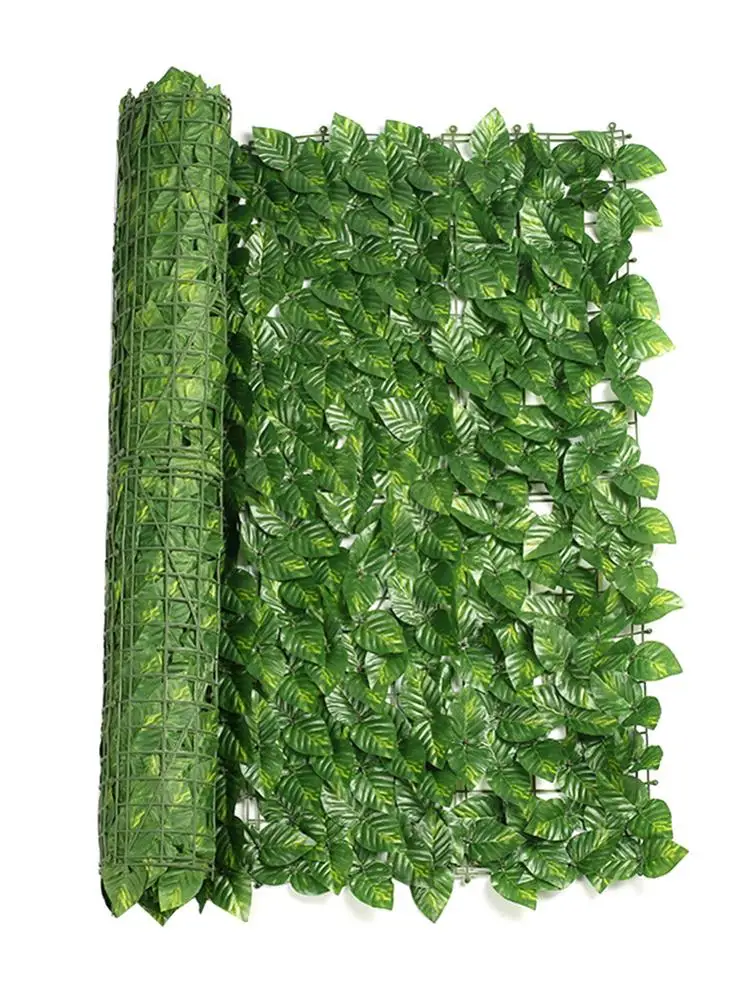 50cm *300cm Encrypted Artificial Hedge Simulation Green Plants Privacy Fence For Outdoor Garden Courtyard Garden Simulation Turf