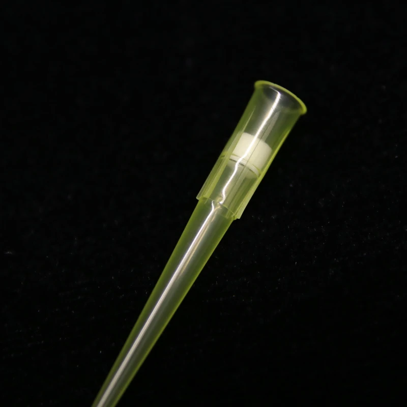 IKEME 200ul Pipette tips with Filter Sterilized Pipettor Tips PP Pipette Nozzle Lab Supplies